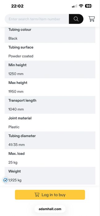 Tripes de coluna em aluminio de qualidade