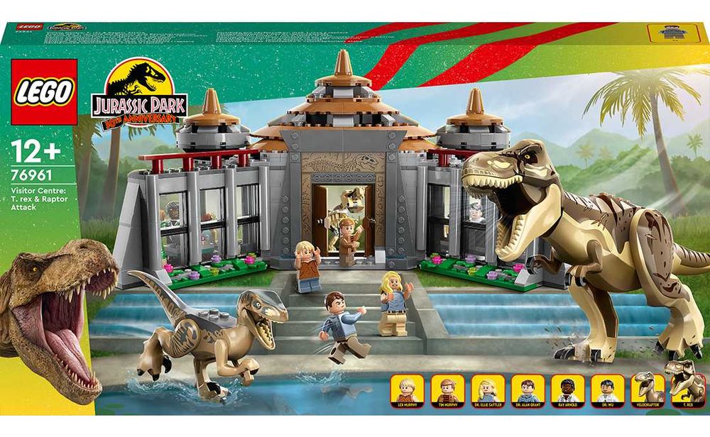 Конструктор LEGO Jurassic World 76961 Атака тиранозавра й раптора
