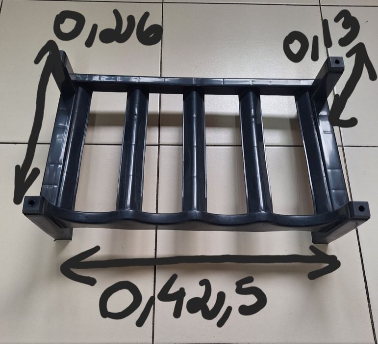 Garrafeira plástica para garrafas