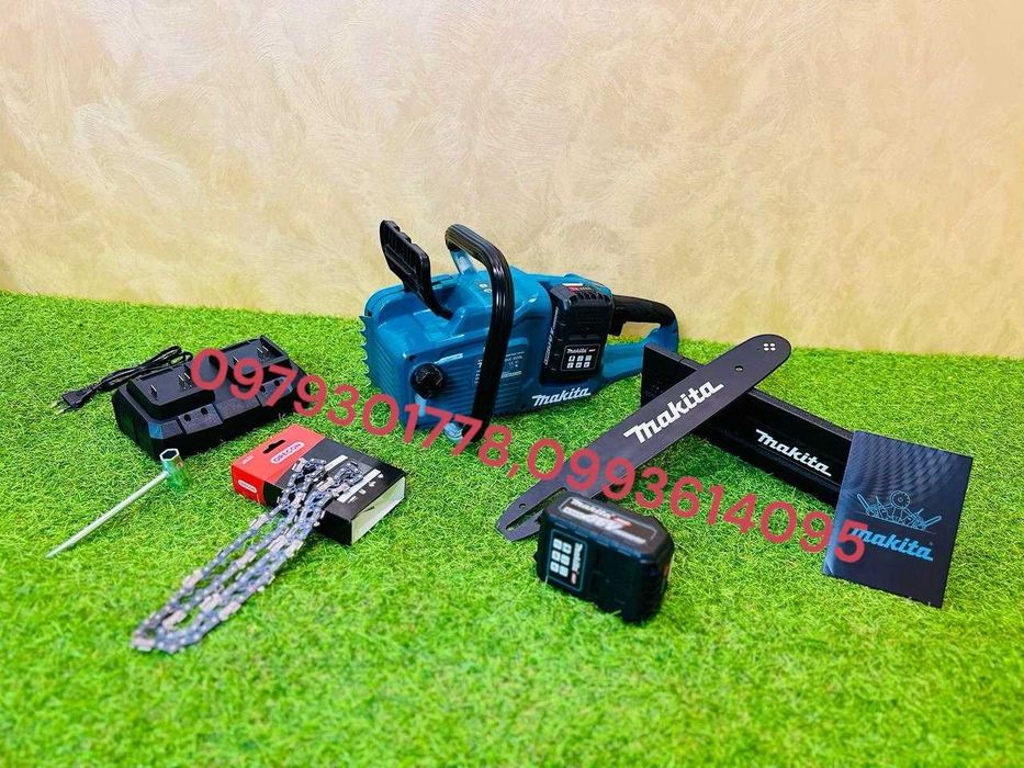 Цепная пила Безщіткова Makita DUC361BL (36V-9Ah) Ручная электропила
