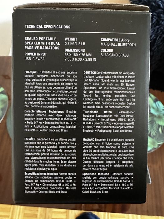 Głośnik Marshall Emberton 2