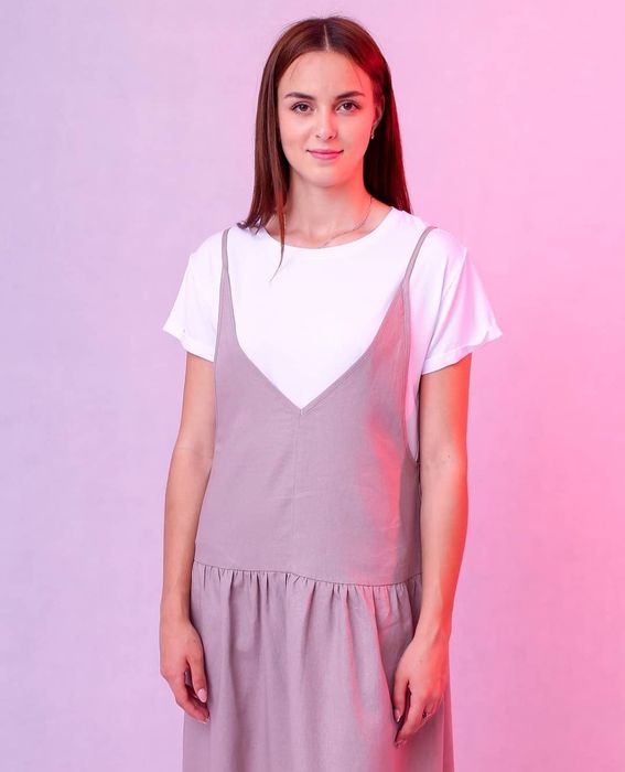 Сарафан льон / бавовна