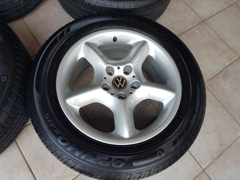 Koła felgi do VW Transportera T5 T6 Caravelle 7,5x17 et40 5x120 opony Hankook 225/60/17 7-7,5mm Multivan