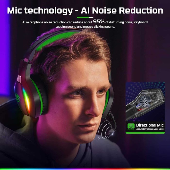 Fachixy FC100 Słuchawki do gier PS4/PS5/PC/Xbox/Nintendo SPP138