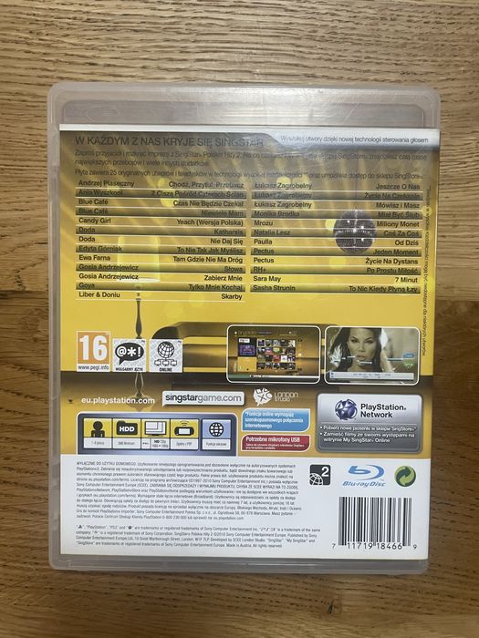 Gra na ps3 sing star 2