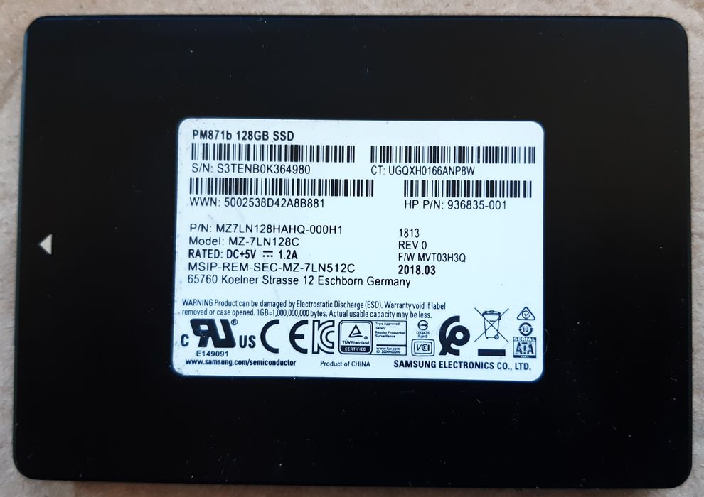Продаж б/в HDD, SSD