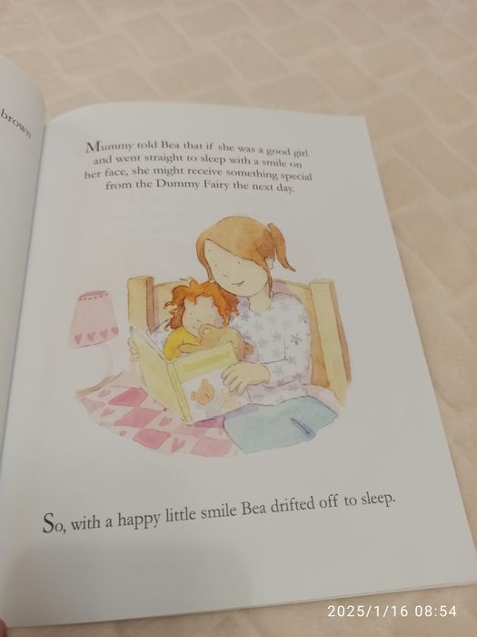 Детская книга на английском языке Bea gives up her Dummy