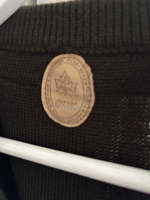 Colete de malha verde