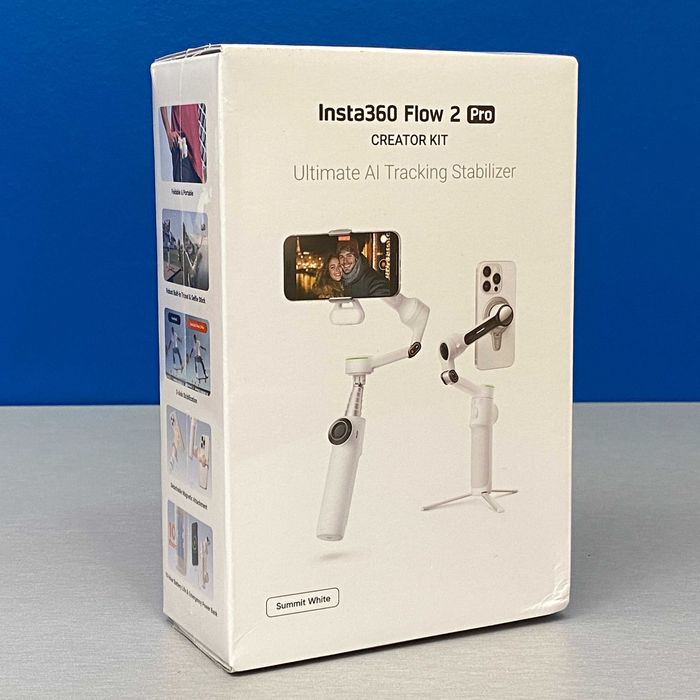 Insta360 Flow 2 Pro Creator Kit (White) - SELADO - 3 ANOS DE GARANTIA