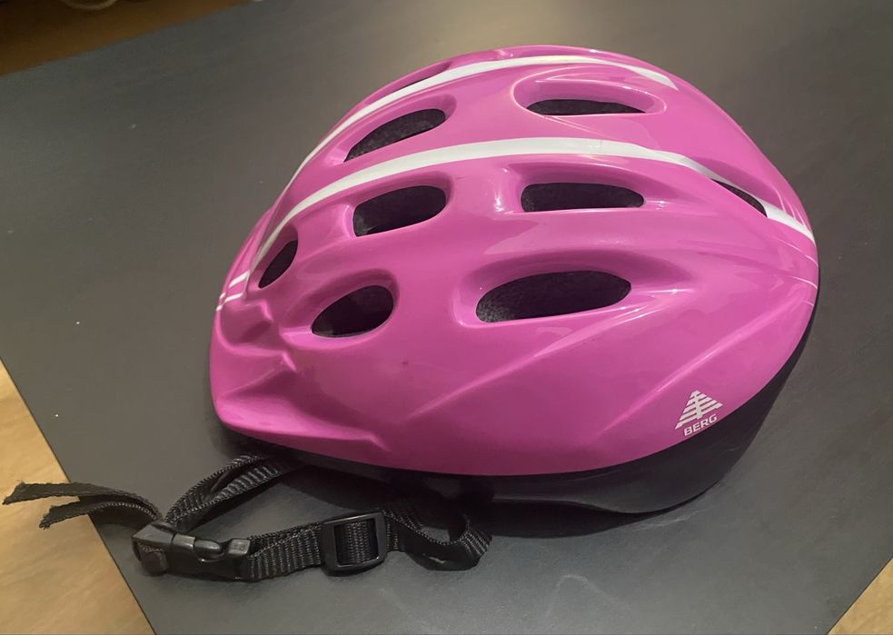 Capacete de Criança – Rosa – Tamanho S (50-52 cm)