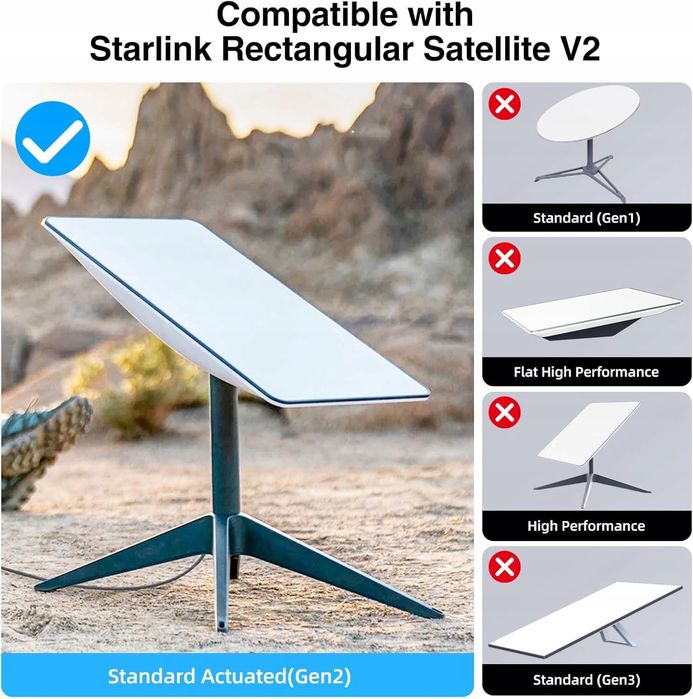 Adapter Ethernet StarLink do internetu satelitarnego V2