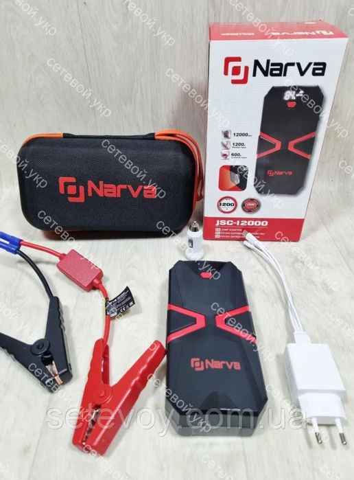 Пусковий пристрій  бустер Джамп-стартер 1200