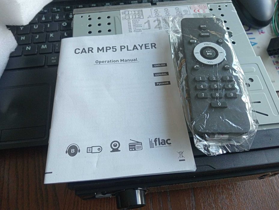 Autorrádio 7" Retrátil Podofo 2025 - CarPlay/Android Auto - NOVO