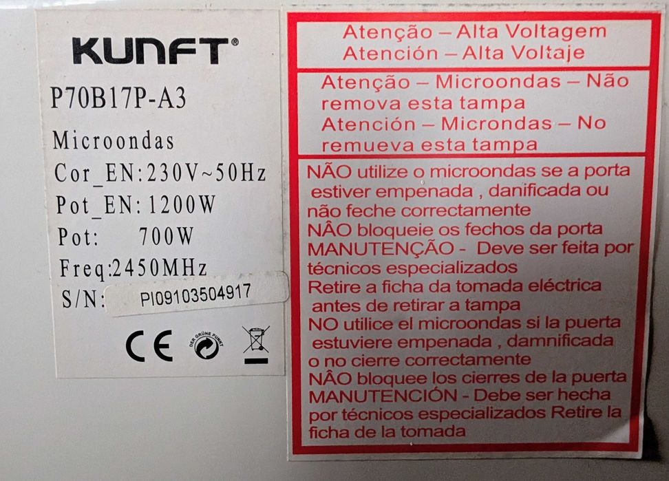 Vendo micro-ondas bom estado