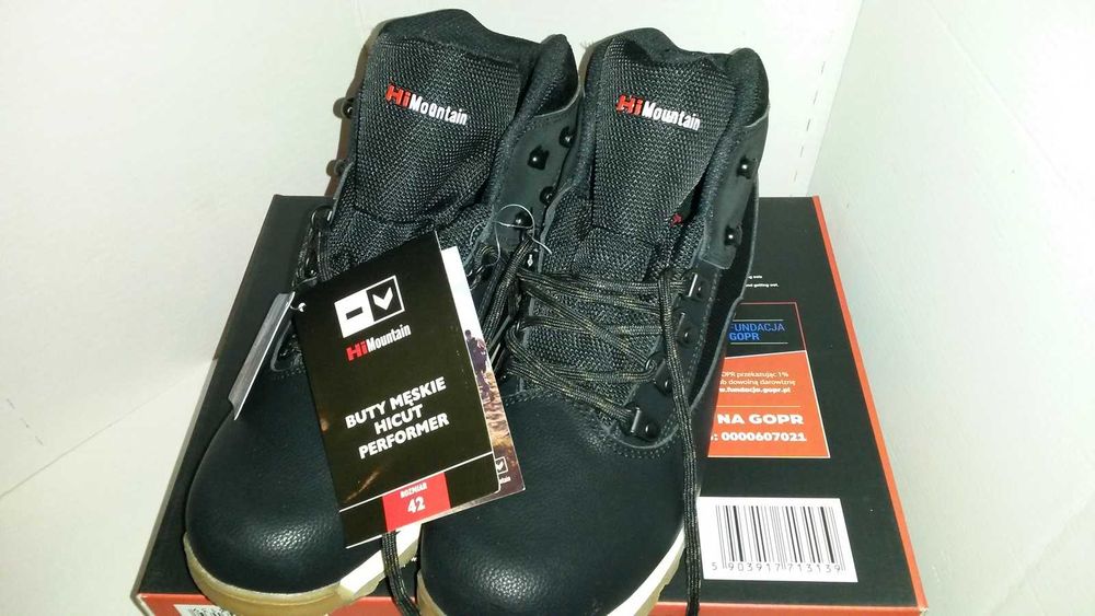 Buty trekkingowe HiMountain Hicut Performer 42 skóra