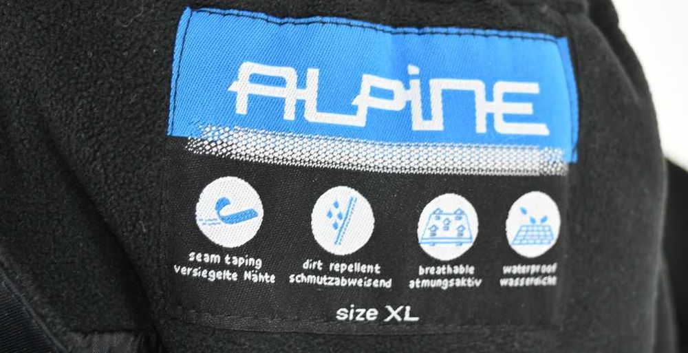 Ocieplane spodnie narciarskie Alpine XL