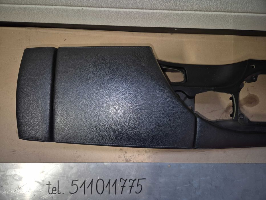 Podłokietnik BMW e60 LCI skóra idrive CIC polift czarny