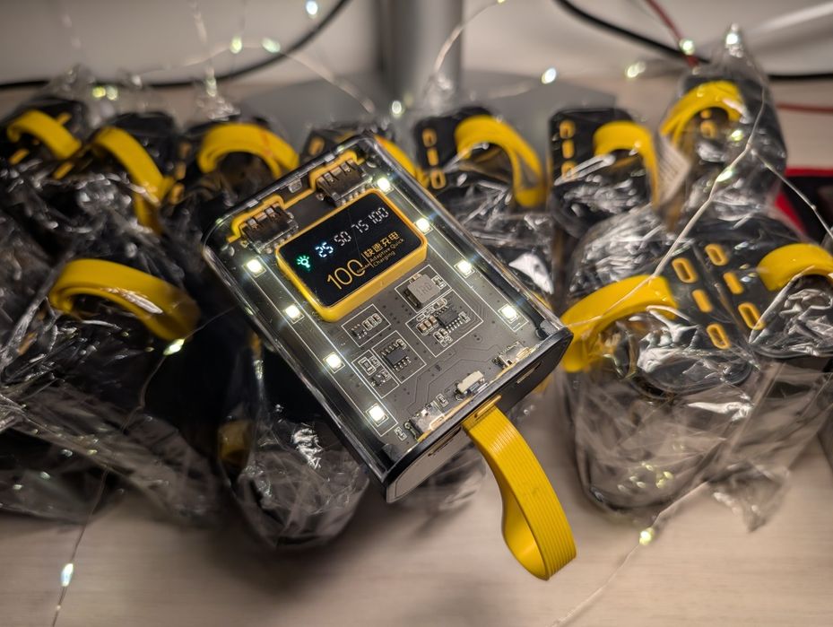 Корпус (Кейс) Павербанк + Ліхтарик Power Bank DIY 3х18650 Type-C (10W)