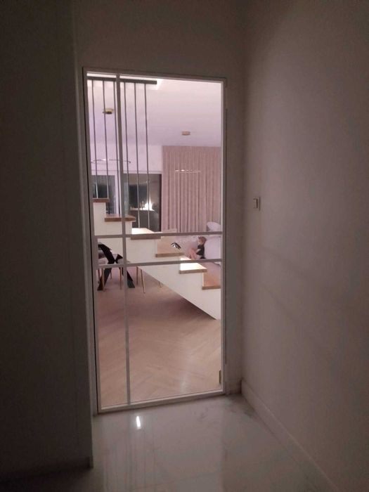 Drzwi loft stalowo-szklane na wymiar | Drzwi industrialne | Producent