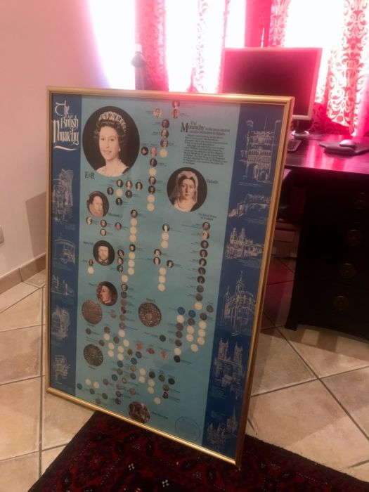 Quadro Isabel II - British Monarchy