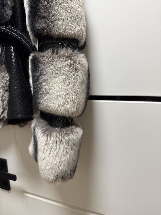 Futro z szynszyla - esencja luksusu! Piekne, miekkie… z paskiem