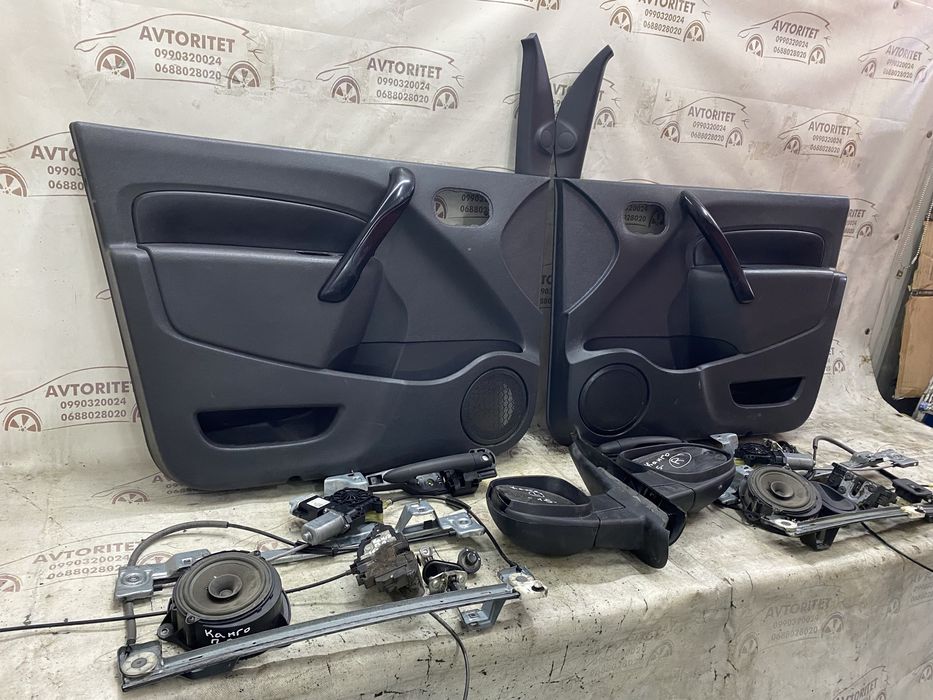 Дверні карти Рено Канго 2-3 замки ручки