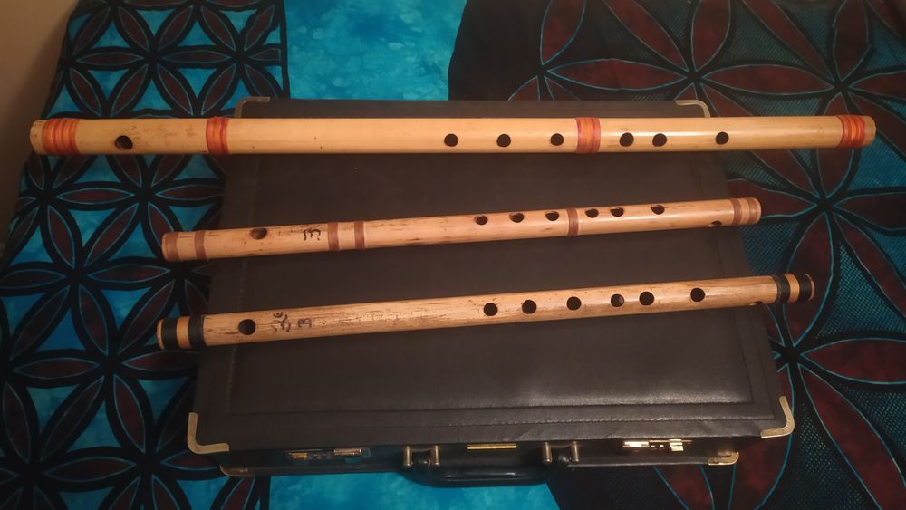 Flautas Bansuri Vários tamanhos
