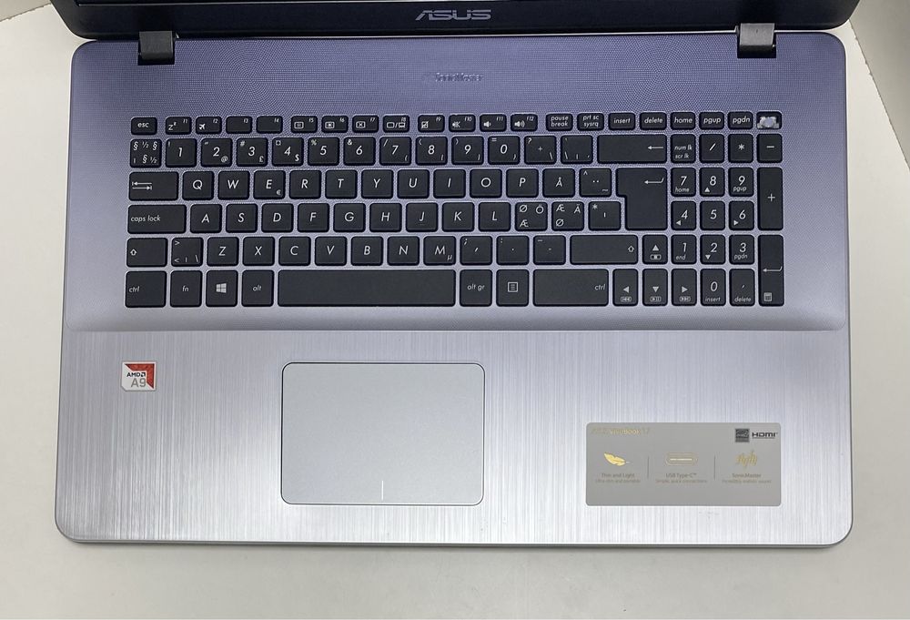 Asus VivoBook 17" FullHD 8/256GB SSD NvME+320GB HDD/новий акумулятор