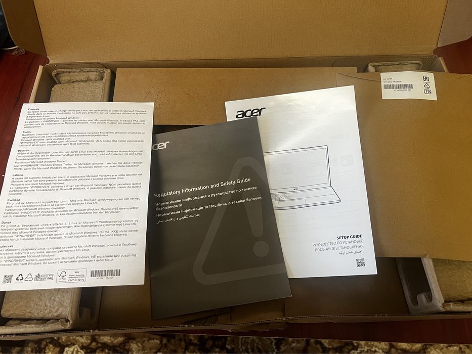 Ноутбух ACER Extensa 15 EX215-55-39A6