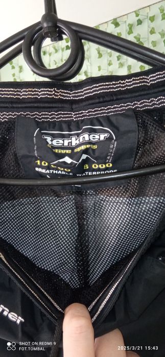 Spodnie rowerowe  przeciwdeszczowe Berkner trekking, rower Windproof