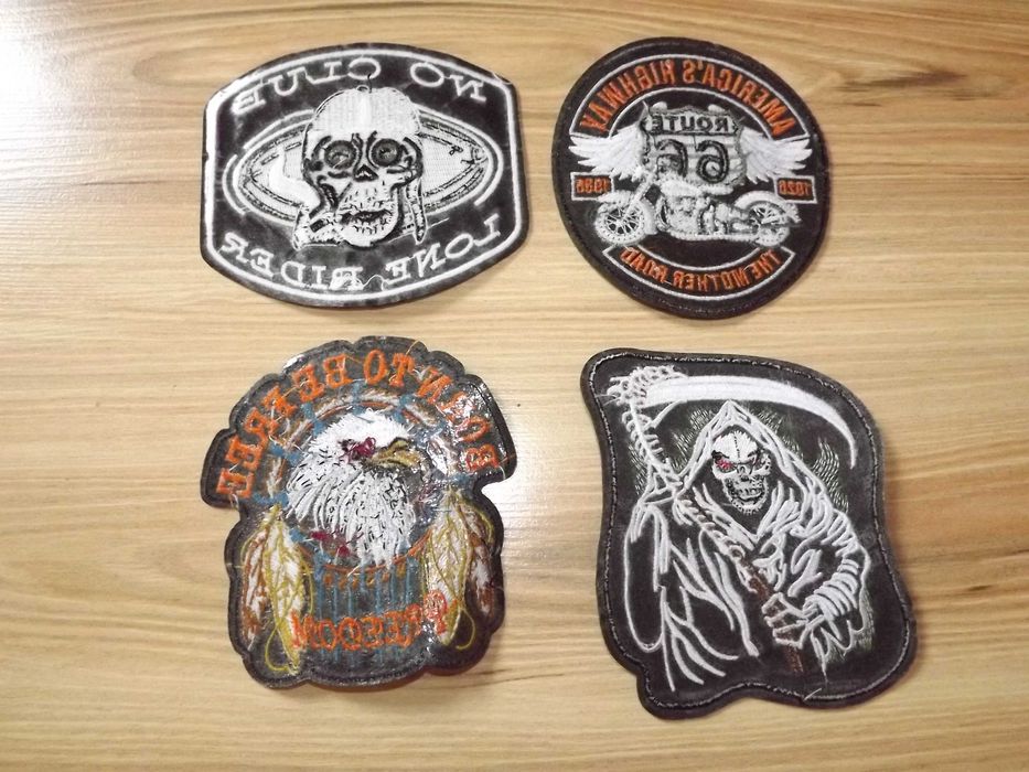 Naszywki ,Hafty na Kamizelkę Motocyklisty Różne