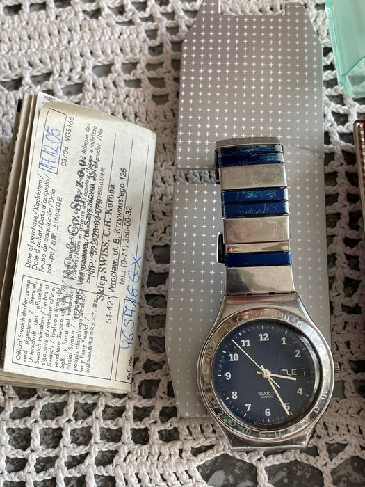 Fajny zegarek kolekcjonerski Swatch IRONY Swiss Made