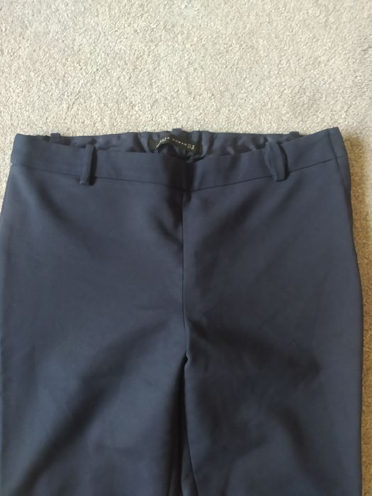 Spodnie materiałowe eleganckie Slim Fit cygaretki rurki Zara