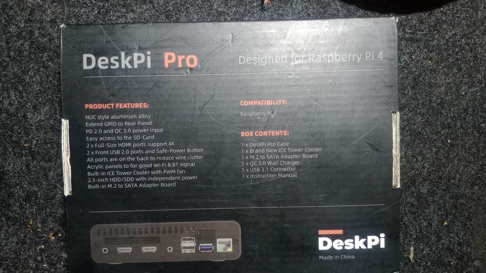 DeskPi Pro do Raspberry Pi 4