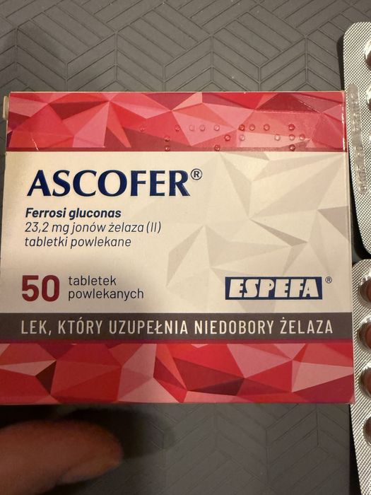 Ascofer suplement diety na niedobory żelaza
