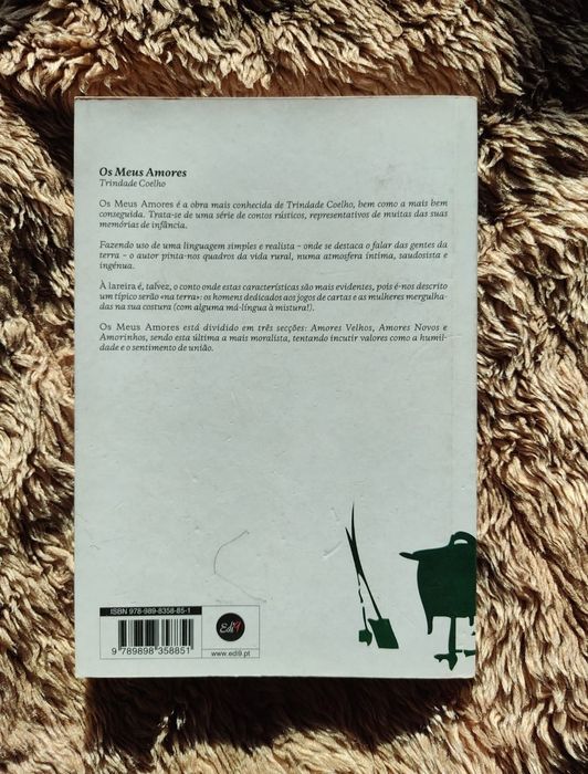 Livro "Os meus amores"