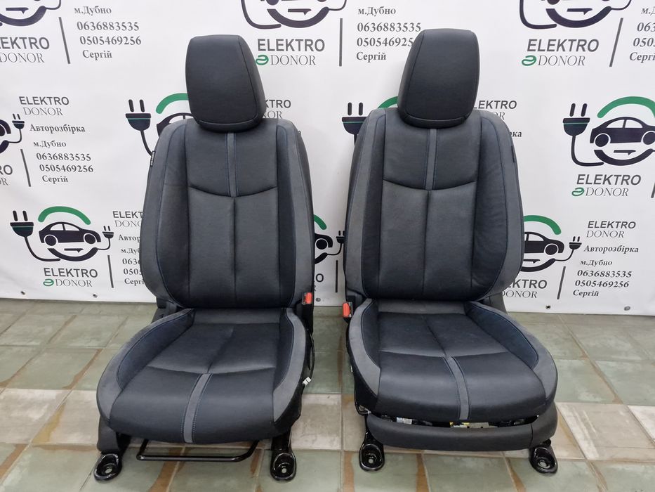 Салон шкіряний сидіння кожа карти дверей Nissan Leaf Ніссан Ліф 18-24