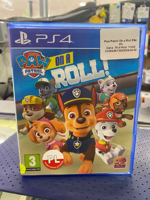 Paw Patrol On The Roll Psi Patrol PS4 Sklep Ostróda