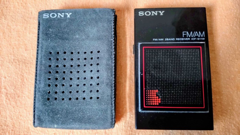 Mini Radio Bolso Raro Sony ICF-S11W FM/AM