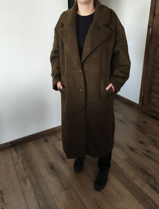 Plasz damski zielony ciemny 48 4XL Bonprix