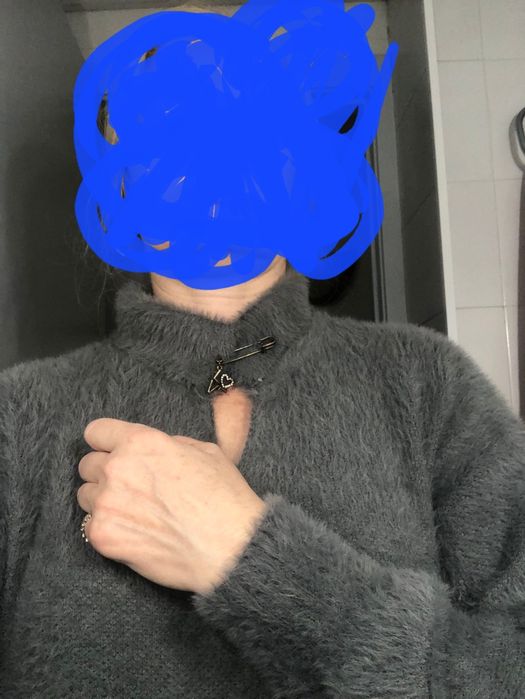 Красивое теплое пушистые платье