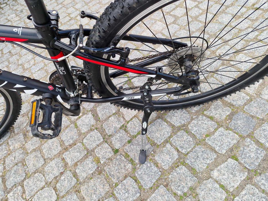 Rower młodzieżowy Unibike Mission 26"/14" czerwono czarny