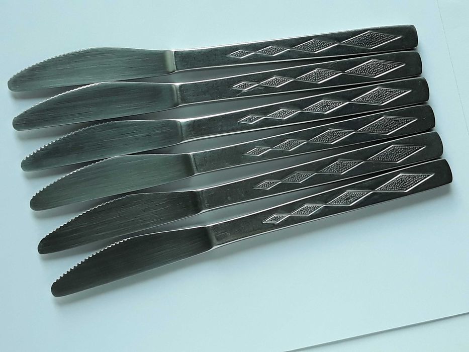 Sztućce PRL: 24 elementy KARO / ROMBY (nr.2), Gerlach