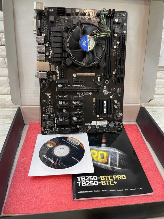 Материнки BIOSTAR tb250-btc pro: 1 500 грн. - Комплектуючі та запчастини  Володимир на Olx