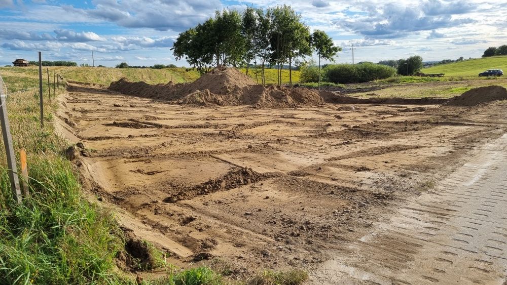 Czarnoziem ziemia z pola