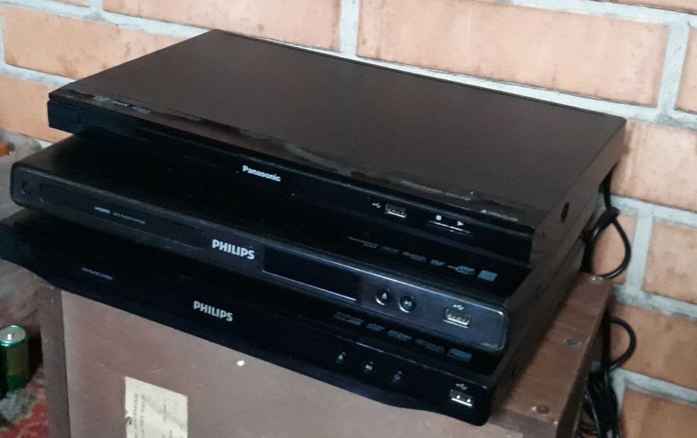 Philips\ Panasonic dvd  проигрыватели  Лот 3 шт с Германии