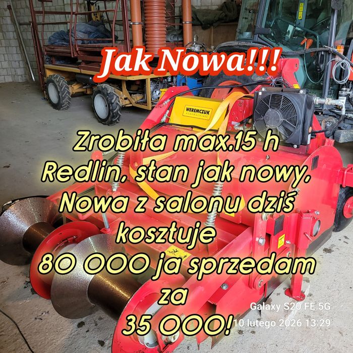 Redliniarka dwurzędowa Formownica do redlin WEREMCZUK stan jak nowy