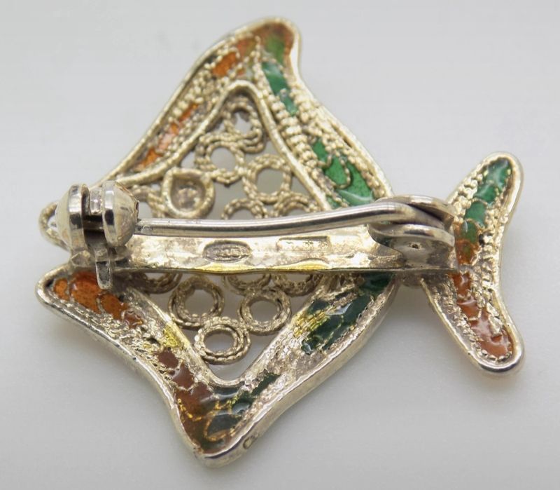 Broche/ alfinete em prata