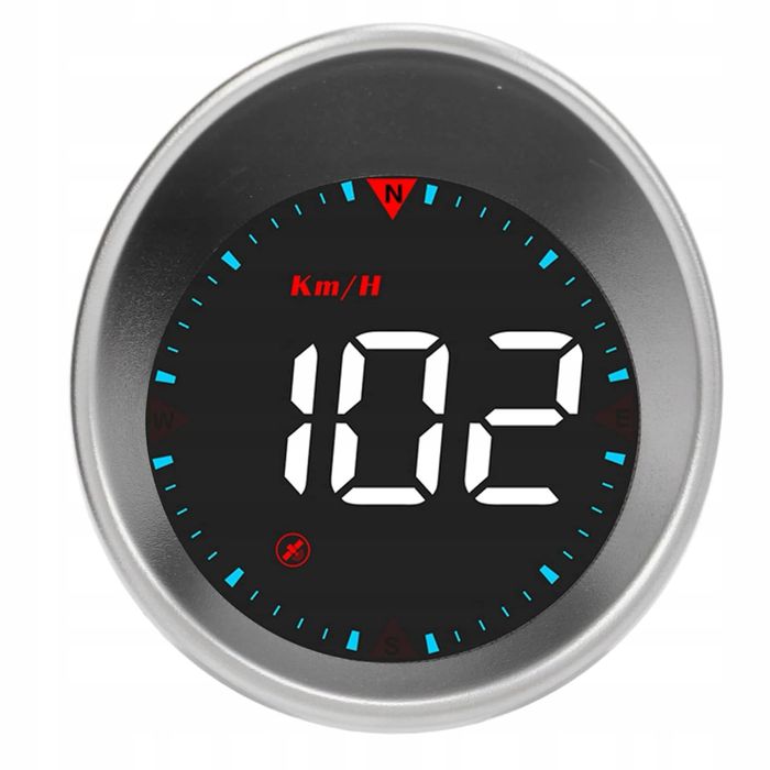 Uniwersalny inteligentny wyświetlacz cyfrowy prędkościomierza HUD GPS
