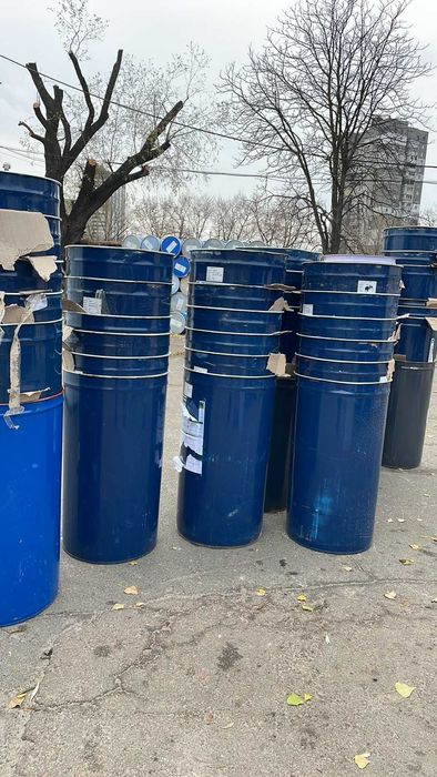 Бочки КОНУСНІ б\в металеві, ХАРЧОВІ (під МЕД, сік, томатну пасту) $